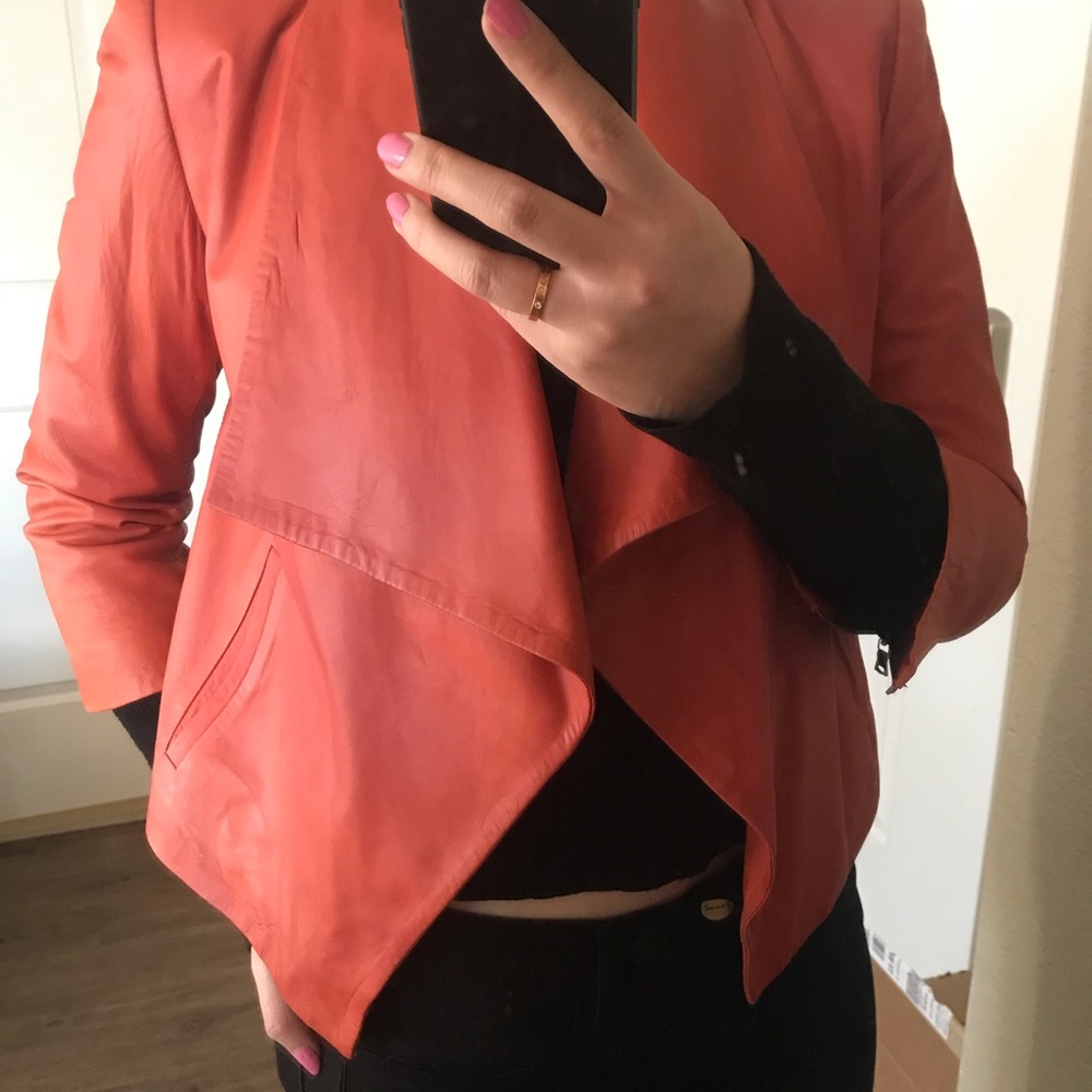 Cute leather jacket